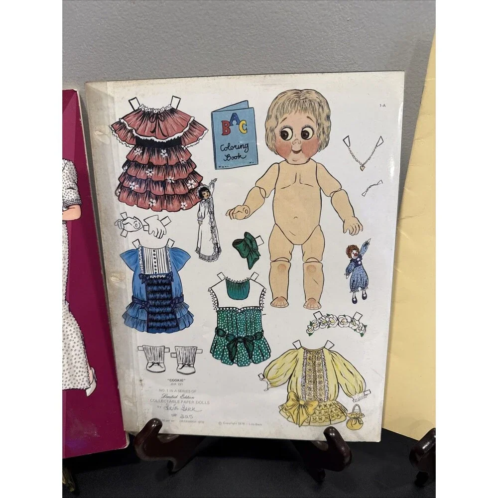 Lot Uncut Diana Princess Of Wales Paper Doll Cookie Ballerina Fairies Delia…